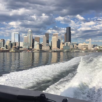 King County Water Taxi - View headed to west seattle - Ferries Near Me - Seattle, Washington