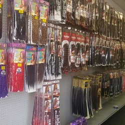 Nu York West Beauty Supply - Hair wall