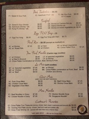 Menu photo 4 China Platter Restaurant Bountiful, UT
