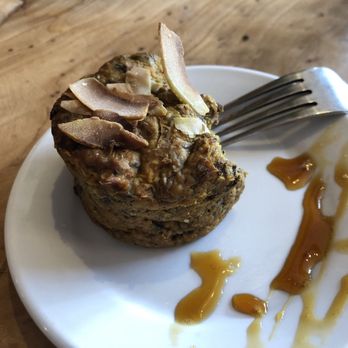 Beloved Cafe - Carrot banana muffin with coconut chips, chia seed, turmeric and ginger - not too sweet and my go-to breakfast treat - Coffee & Tea Near Me - San Francisco, California