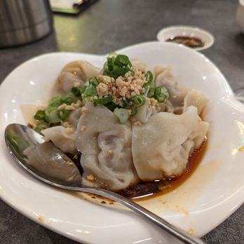Prince Dumpling - Pork and shrimp spicy wontons - really good but not spicy at all haha - Dim Sum Near Me - Rosemead, California Prince Dumpling - Pork and shrimp spicy wontons - really good but not spicy at all haha - Dim Sum Near Me - Rosemead, California
