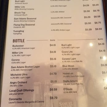 Famous Dave's Bar-B-Que - Brew menu - Barbeque Near Me - Laurel, Maryland
