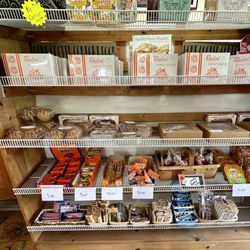 Kaelin Farm Market - Peanut brittle, cookies, bread loaves, pies, and chocolates