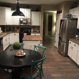 So pleased with our kitchen painted. They worked very quickly and they turned out great! We are very pleased, would highly recommend!
