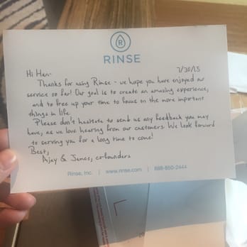 Rinse - Amazing. Officially switching from consistently underdelivering Washio to amazing Rinse. - Dry Cleaning Near Me - San Francisco, California Rinse - Amazing. Officially switching from consistently underdelivering Washio to amazing Rinse. - Dry Cleaning Near Me - San Francisco, California