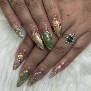 Jolie Nail Lounge - Full set (Design done by Kevin) - Nail Salons Near Me - San Diego, California