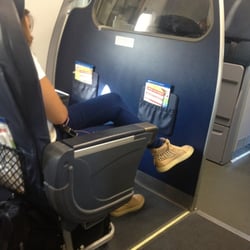 Spirit Airlines - Great leg room!!