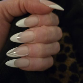 Pine Nails & Spa - Gelx french tip with design by Lee Lee (Apologies if misspelled) - Nail Salons Near Me - Chino Hills, California Pine Nails & Spa - Gelx french tip with design by Lee Lee (Apologies if misspelled) - Nail Salons Near Me - Chino Hills, California