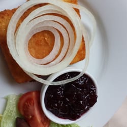 Hotel Majestätische Aussicht Restaurant Pegasos - Überbackener Käse