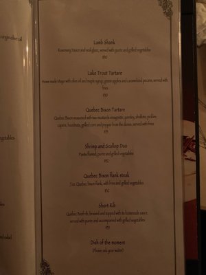 Menu photo 8 Le Q.G. Mont-Tremblant, QC Menu photo 8 Le Q.G. Mont-Tremblant, QC