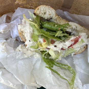 Wholy Bagel - Sandwich in a mess. Glad I didn't eat with anyone. - Bagels Near Me - Austin, Texas Wholy Bagel - Sandwich in a mess. Glad I didn't eat with anyone. - Bagels Near Me - Austin, Texas
