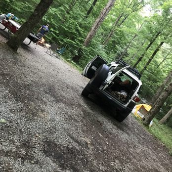 Kentuck Campground - From ginkgo rd - Campgrounds Near Me - Ohiopyle, Pennsylvania
