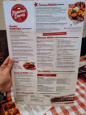 Menu photo 8 Famous Dave's Bar-B-Que Addison, IL