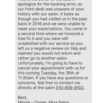 Miva Salon - Arrogant owner - Hair Salons Near Me - Hayward, California Miva Salon - Arrogant owner - Hair Salons Near Me - Hayward, California