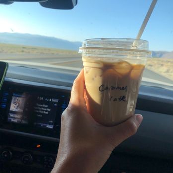 Black Sheep Espresso Bar - Iced latte with caramel and a dash of joy. - Coffee & Tea Near Me - Bishop, California