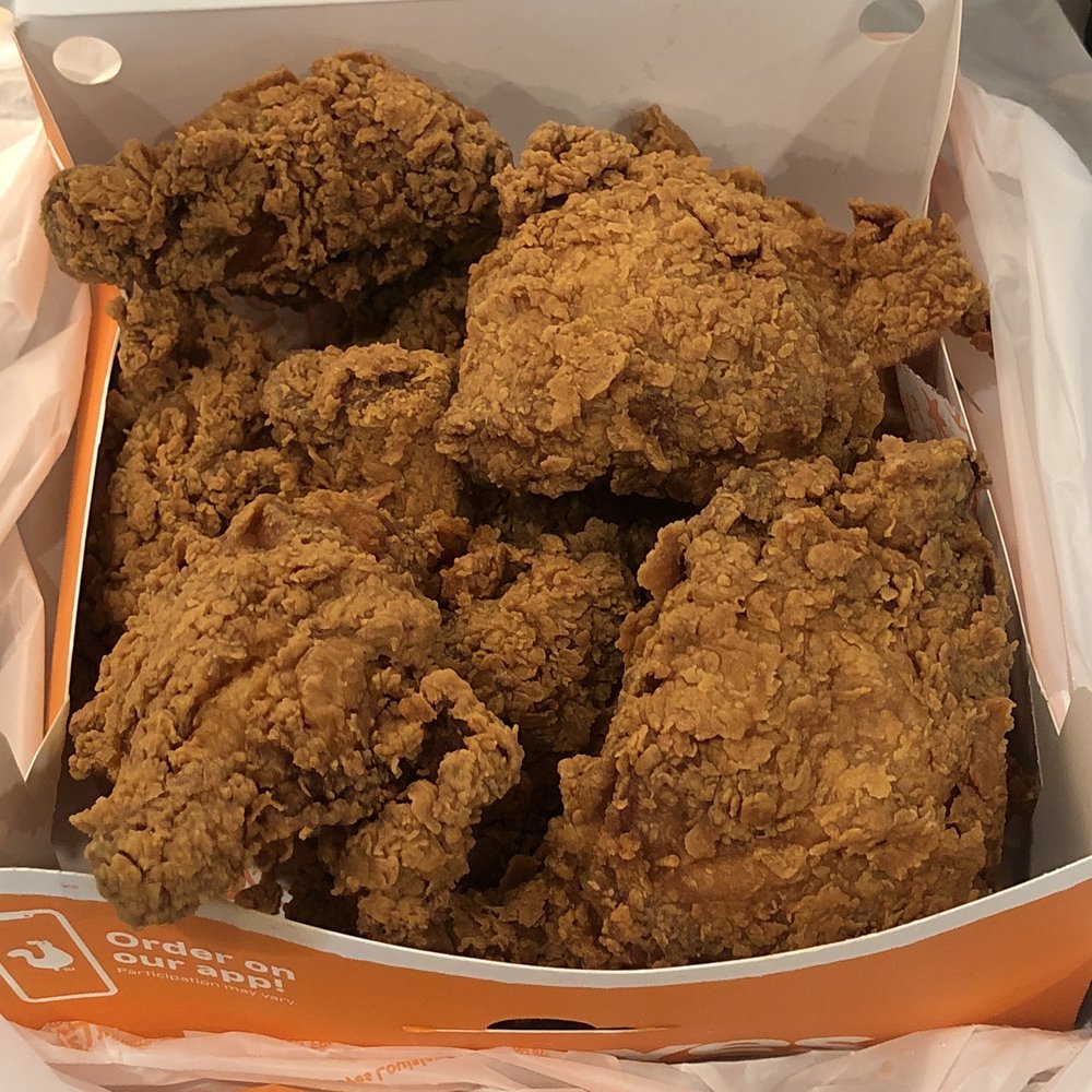 Popeyes Louisiana Kitchen - Spicy Fried Chicken - 10 piece chicken only special for $20 with tax. - Fast Food Near Me - Leander, Texas Popeyes Louisiana Kitchen - Spicy Fried Chicken - 10 piece chicken only special for $20 with tax. - Fast Food Near Me - Leander, Texas