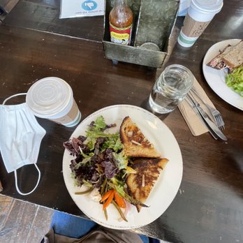 Feed Cafe - Grilled cheese w/avocado. Little pastrami photo bomb on the top right also. All good things. - Breakfast & Brunch Near Me - Bozeman, Montana