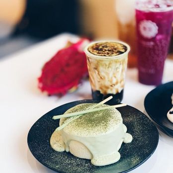 Moon Tea House - two desserts on a table - Coffee & Tea Near Me - Roseville, California Moon Tea House - two desserts on a table - Coffee & Tea Near Me - Roseville, California