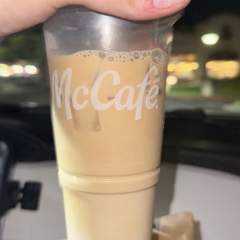 McDonald's - Large Iced Latte - Burgers Near Me - Chula Vista, California