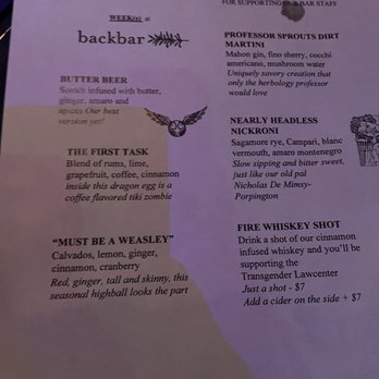 backbar - Cocktail Bars Near Me - Somerville, Massachusetts