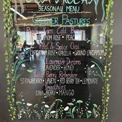 Seasonal menu April '25
