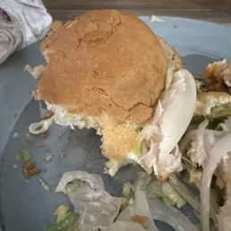 Turkey sub with stale bread. Turkey sub with stale bread.
