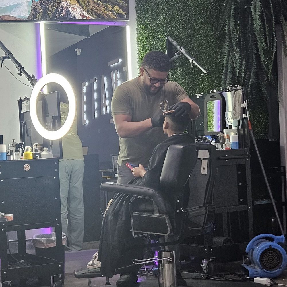 Elevate Barbershops - Josh cutting my son's hair - Barbers Near Me - West Covina, California