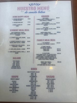 Menu photo 2 Casa Aguilar Hickory, NC