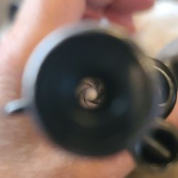 Circle B Guns - Debris in cylinder from use and no cleaning.