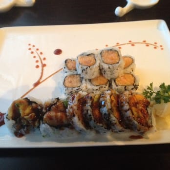 Yang's Asian Bistro - Spicy Crunch Yellowtail Roll and Sweet Potato/ Avocado Roll - Japanese Near Me - Latham, New York Yang's Asian Bistro - Spicy Crunch Yellowtail Roll and Sweet Potato/ Avocado Roll - Japanese Near Me - Latham, New York