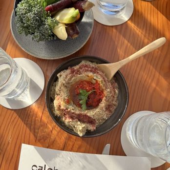 Calabra - Babaganoush and crudite - Mediterranean Near Me - Santa Monica, California Calabra - Babaganoush and crudite - Mediterranean Near Me - Santa Monica, California