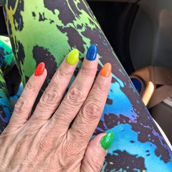Detail Nails - Lego colors - Nail Salons Near Me - North Providence, Rhode Island