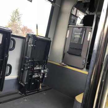 Carson City JAC - Thursday, April 11, 2018: front side of inside of Route 1 bus. - Buses Near Me - Carson City, Nevada Carson City JAC - Thursday, April 11, 2018: front side of inside of Route 1 bus. - Buses Near Me - Carson City, Nevada