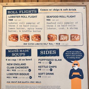 Luke's Lobster - Menu of rolls, soups, and sides - Seafood Near Me - New York, New York Luke's Lobster - Menu of rolls, soups, and sides - Seafood Near Me - New York, New York