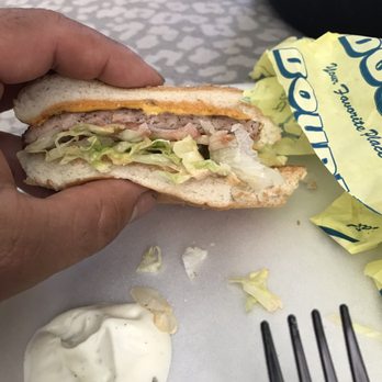 Doublz - Very small and dry $3.99 cheese burger - Burgers Near Me - La Puente, California