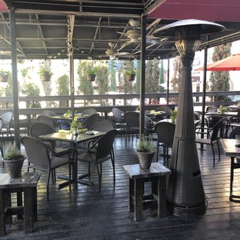Roma - Covered patio at Roma - Italian Near Me - Houston, Texas