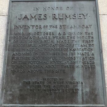 James Rumsey Monument - James Rumsey Monument, Shepherdstown - Landmarks & Historical Buildings Near Me - Shepherdstown, West Virginia