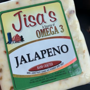 Jisa Farmstead Cheese - Jalapeño cheese - Cheese Shops Near Me - Brainard, Nebraska