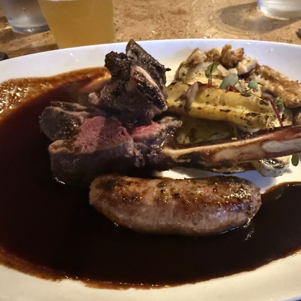 Two Urban Licks - Hunters Platter. Sausage was dry, meat tasted like it was cooked on a dirty grill and veggies were undercooked. - Bars Near Me - Atlanta, Georgia Two Urban Licks - Hunters Platter. Sausage was dry, meat tasted like it was cooked on a dirty grill and veggies were undercooked. - Bars Near Me - Atlanta, Georgia
