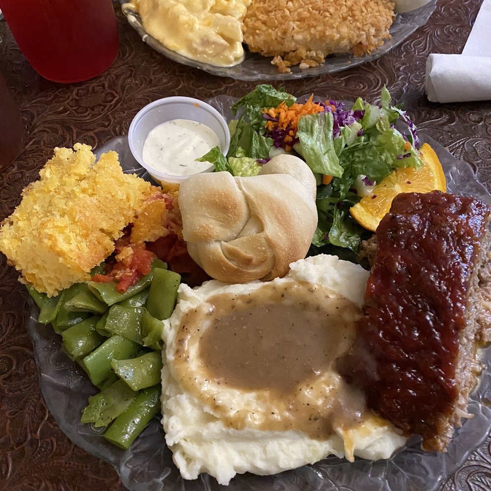 The Ivy House Restaurant - Sunday specials, meatloaf plate and crispy baked chicken plate. - Southern Near Me - Williston, Florida