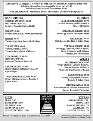 Menu photo 3 Willow Station Castle Shannon, PA Menu photo 3 Willow Station Castle Shannon, PA