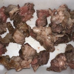 Pine Malt Stand - Ribeye steak, mostly fat. A total of