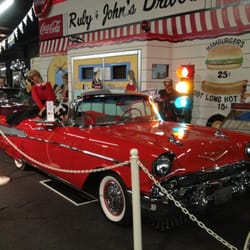 Backing Up Classics - One of many classic cars displayed Inside