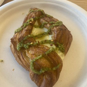 Mr Baker - The egg and pesto croissant so savory! - Bakeries Near Me - Riverside, California Mr Baker - The egg and pesto croissant so savory! - Bakeries Near Me - Riverside, California