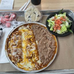 Cheese Enchilada Plate
