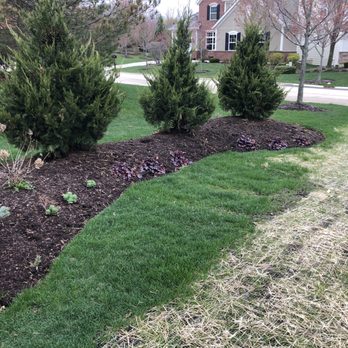 SAR Landscaping Contractors - a front yard with a lawn and shrubs - Gardeners Near Me - Elgin, Illinois
