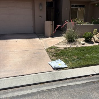 OnTrac - My package from Levi's tossed on my grass - Couriers & Delivery Services Near Me - Commerce, California