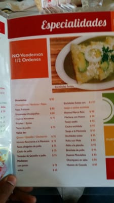 Menu photo 2 Marco Polo Oaxaca, OAX