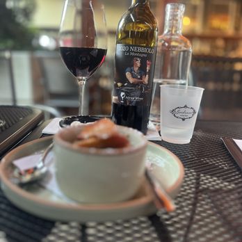 Bordeaux Wine Bar - "I'm ready for my close-up, Mr. DeMille." Peach cobbler paired with the Adrice Nebbiolo. Great finish to the Chimichurri Flank Steak Salad. - Wine Bars Near Me - Enumclaw, Washington Bordeaux Wine Bar - "I'm ready for my close-up, Mr. DeMille." Peach cobbler paired with the Adrice Nebbiolo. Great finish to the Chimichurri Flank Steak Salad. - Wine Bars Near Me - Enumclaw, Washington