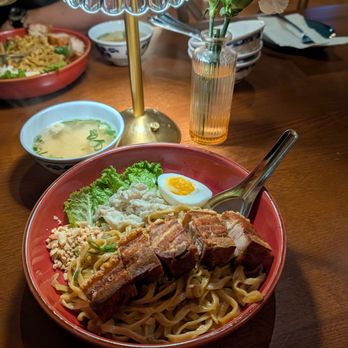 Ledu Thai - Hang pu moo crop with miso soup - Thai Near Me - Phoenix, Arizona